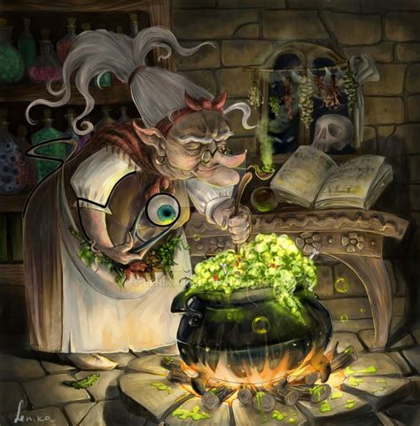 Magic potion witch cauldron